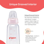 Pigeon Peristaltic Nursing Bottle KPP 120ml Pink Nipple S | Baby Feeding Bottle | Natural Feeding Bottle for New Born | BPA Free Bottle for Baby | Baby Bottles for Milk