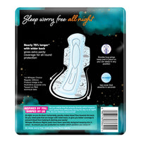 Whisper bindazzz Nights Pads For Women, XXX-Large Pack of 20 pads Scent: unscented