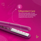 Philips India's No.1 Hair Styling Brand Hair Straightener, Long-Lasting Salon like Results, Frizz Control,Shine, Ceramic Plates Even Heat 200°C, Narrow Plates for Precision, For Indian Hair, BHS252