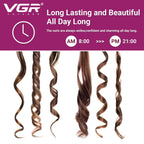 VGR V-597 Professional Electric Hair Curler | Stylish Hair Styling 5 Barrel Professional Hair Curler with 220° C Max Heat Setting