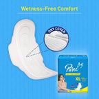 Paree Dry Comfort XL 40 Pads | Wider Back for Extra Coverage |Quick Absorption | Mild Fragrance|Heavy Flow Sanitary Pads for Women