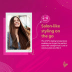 Philips India's No.1 Hair Styling Brand Hair Straightener, Long-Lasting Salon like Results, Frizz Control,Shine, Ceramic Plates Even Heat 200°C, Narrow Plates for Precision, For Indian Hair, BHS252