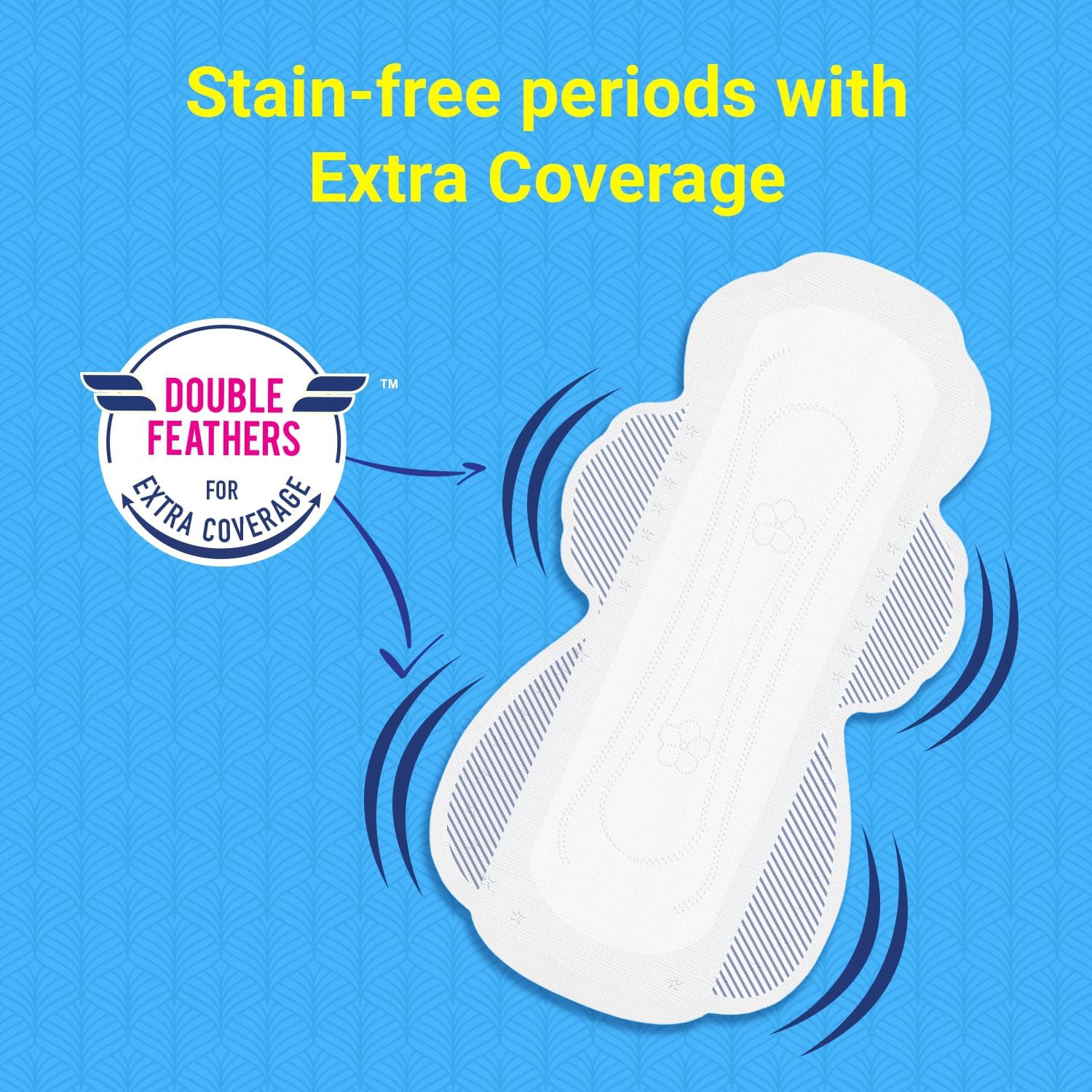Paree Dry Comfort XL 40 Pads | Wider Back for Extra Coverage |Quick Absorption | Mild Fragrance|Heavy Flow Sanitary Pads for Women
