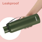 Milton Aura 1000 Thermosteel Water Bottle, 24 Hr Hot and Cold I Leak Proof Lid, ISI Certified I Vacuum Insulated I for Office, Gym, School I Military Green