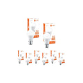 Orient Electric High Glo LED Bulb 12W, cool white light, 6500K, B22d, Pack of 8