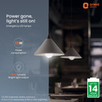 Orient Electric 25 W Emergency Inverter Rechargeable LED Bulb | Cool Day Light (6500K) | Energy Efficient | 4 Hour Battery Backup | Pack of 1