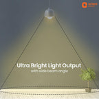 Orient Electric Polycarbonate High Glo Led Lamp 9W, (Warm White, 3000K, B22 - Pack Of 1)
