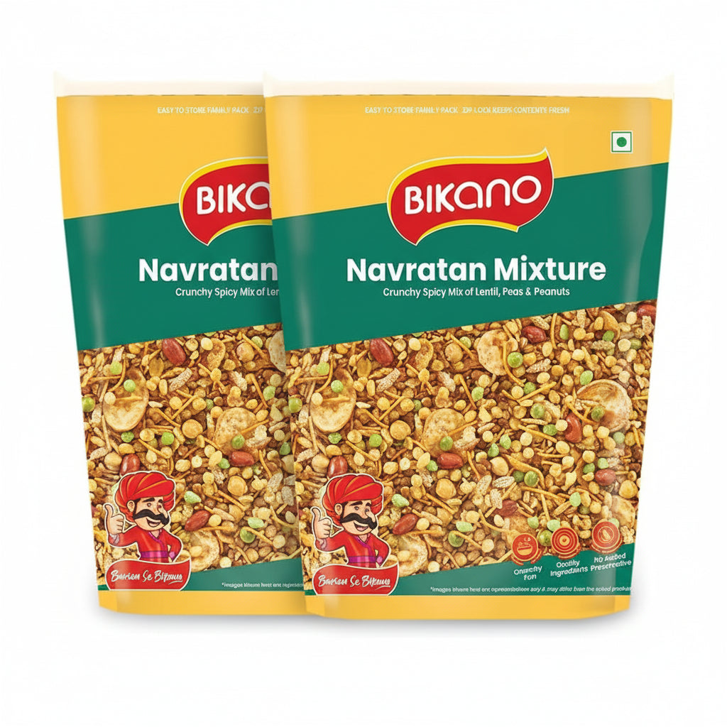 Bikano Navratan Mixture 1kg Pack (Pack of 2)