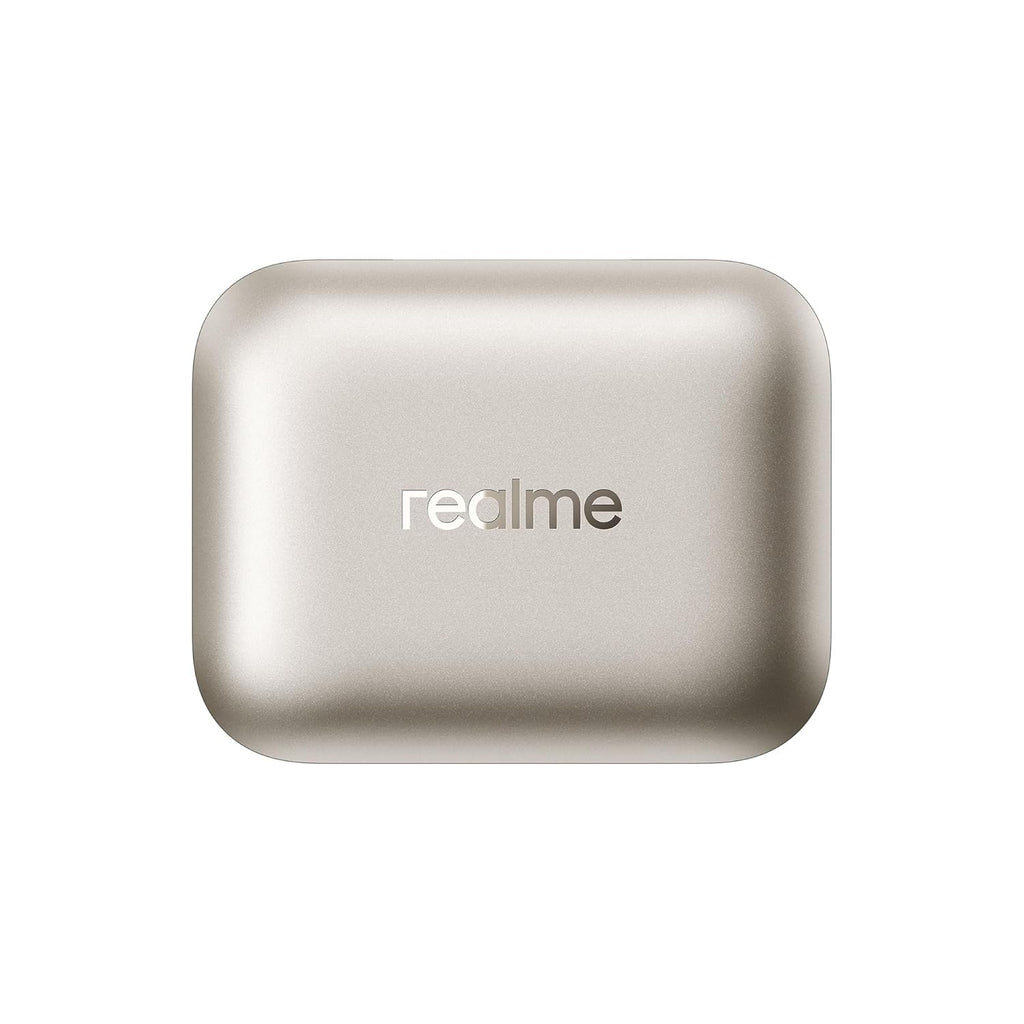 realme Buds Air 7,12.4mm Dynamic Bass Drivers,52Hrs Playtime,52dB Hybrid ANC,6 Mic ENC,45ms Low Latency,360° Spatial Audio,Hi-Res LHDC,IP55 Dust & Water Resistant,True Wireless TWS BT v5.4(Ivory Gold)