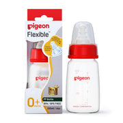 Pigeon Peristaltic Nursing Bottle KPP 120ml Red Nipple S | Baby Feeding Bottle | Natural Feeding Bottle for New Born | BPA Free Bottle for Baby | Baby Bottles for Milk