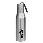 MILTON Super 750 Stainless Steel Water Bottle 650 ml, Single Walled, ISI Certified I Leak Proof Lid, Rust Proof I For School, Office, Gym I Silver