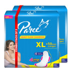Paree Dry Comfort XL 80 Pads (Combo Pack) | Wider Back for Extra Coverage |Quick Absorption | Mild Fragrance|Heavy Flow Sanitary Pads for Women