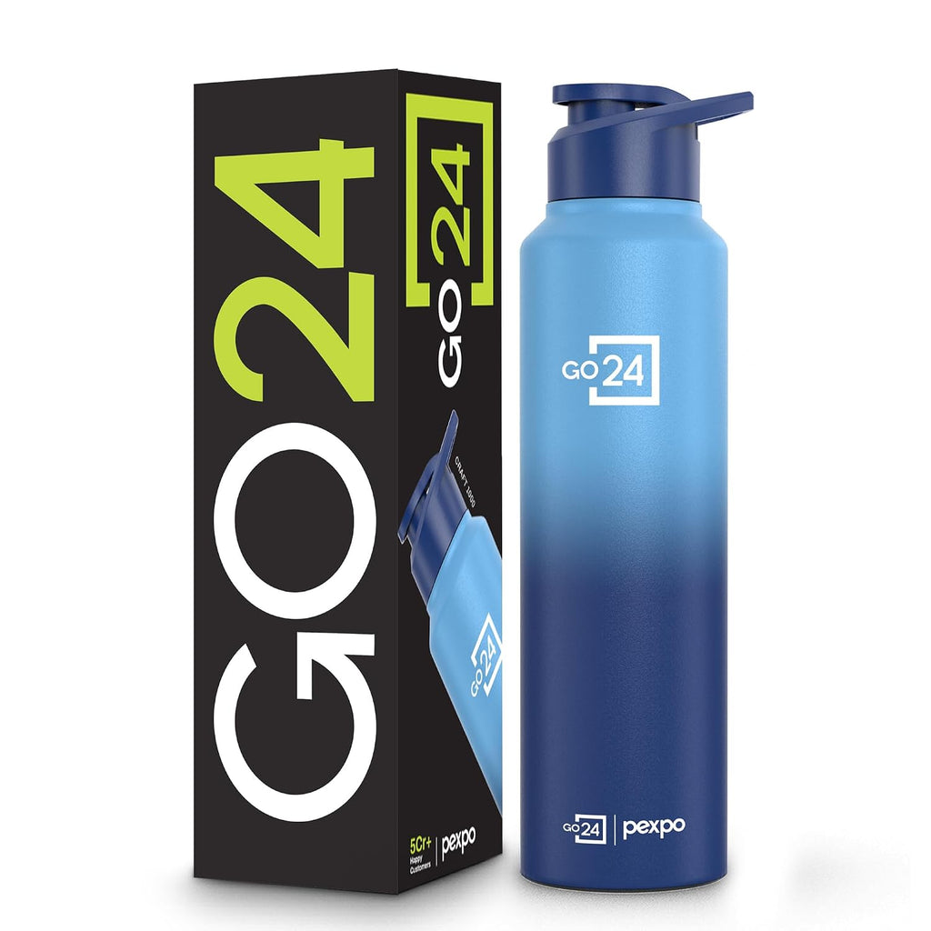 Stainless Steel Water Bottle Craft Blue-Denim Blue Ombre 950ml