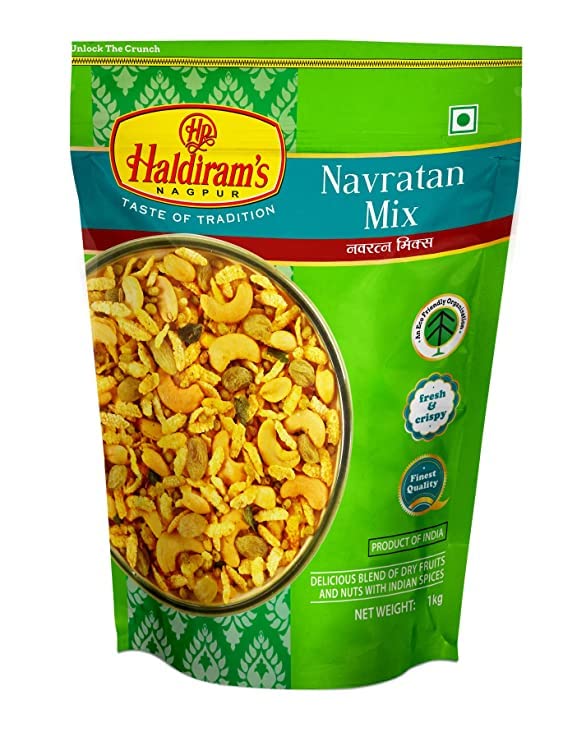 Haldiram's Nagpur Navratan Mix (Pack of 2-1kg Each)