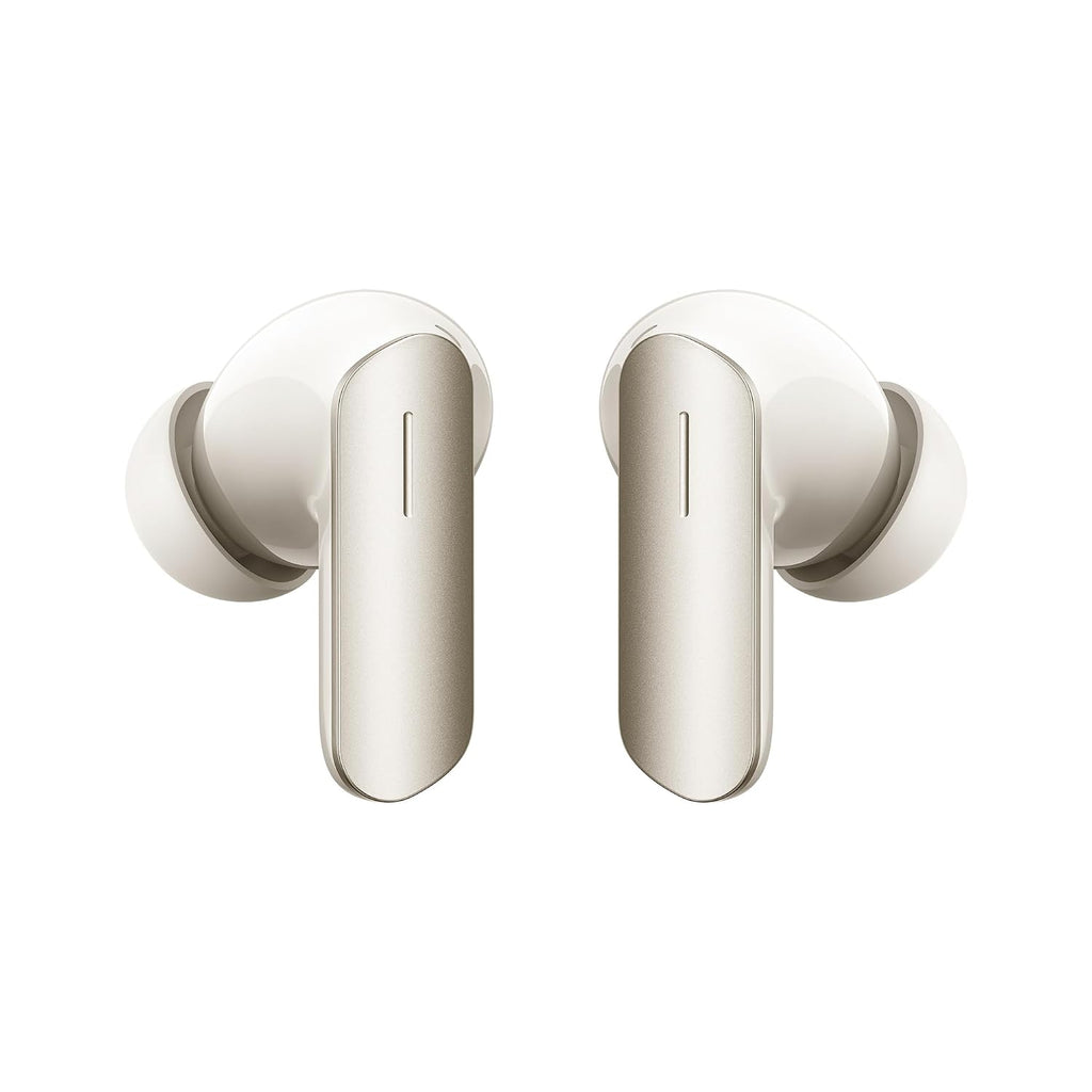 realme Buds Air 7,12.4mm Dynamic Bass Drivers,52Hrs Playtime,52dB Hybrid ANC,6 Mic ENC,45ms Low Latency,360° Spatial Audio,Hi-Res LHDC,IP55 Dust & Water Resistant,True Wireless TWS BT v5.4(Ivory Gold)