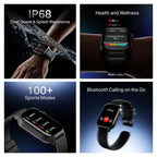 boAt Storm Infinity Plus w/20 Days Extensive Battery Life, Huge 680 mAh, Only Charge Once a Month, 1.96" Display, Functional Crown, Multiple Sports Modes, smart Watch for man & Woman (Active Black)