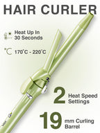 VGR V-565 Professional Electric Hair Curling Wand – Fast Heating 19mm