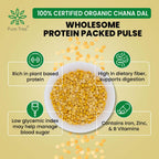 Pure Tree Certified Organic Chana Dal | 5 Kg