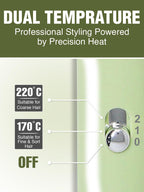 VGR V-565 Professional Electric Hair Curling Wand – Fast Heating 19mm