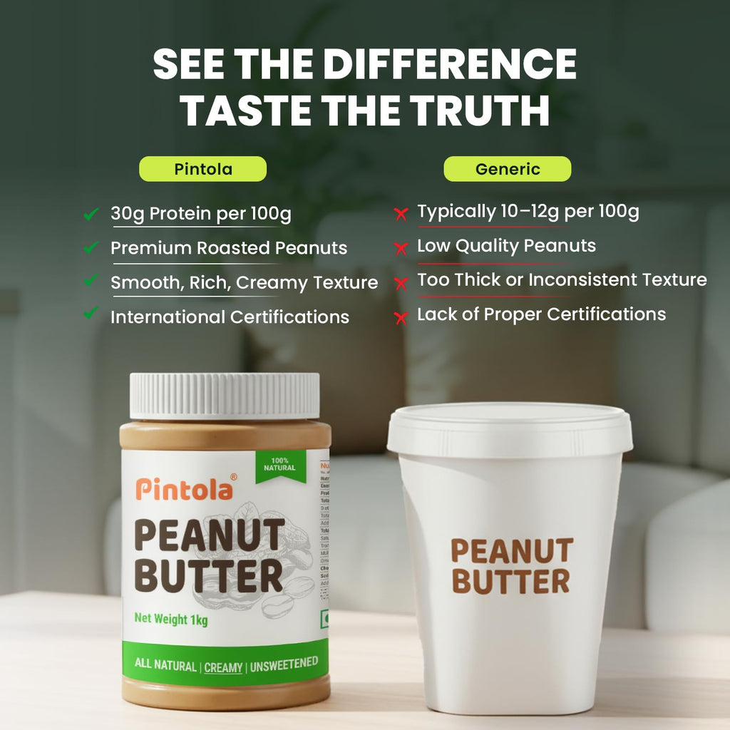Pintola All Natural Peanut Butter Creamy 2.5kg
