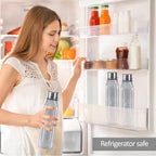 MILTON Prime Water Bottles Pack of 3, 1 Litre Each, Grey, Reusable Plastic Fridge Bottle Set, BPA Free and Leak Proof Waterbottles for School, Travel, Work