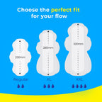 Paree Dry Comfort XL 80 Pads (Combo Pack) | Wider Back for Extra Coverage |Quick Absorption | Mild Fragrance|Heavy Flow Sanitary Pads for Women