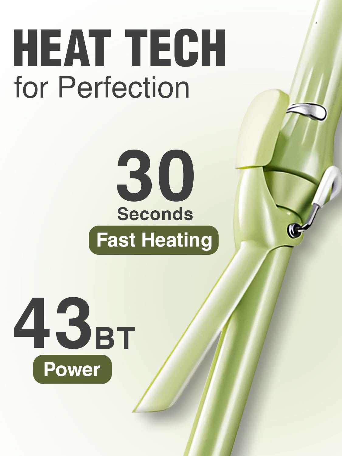 VGR V-565 Professional Electric Hair Curling Wand – Fast Heating 19mm