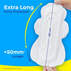 Paree Dry Comfort XL 80 Pads (Combo Pack) | Wider Back for Extra Coverage |Quick Absorption | Mild Fragrance|Heavy Flow Sanitary Pads for Women