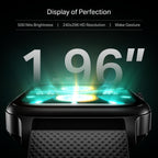 boAt Storm Infinity Plus w/20 Days Extensive Battery Life, Huge 680 mAh, Only Charge Once a Month, 1.96" Display, Functional Crown, Multiple Sports Modes, smart Watch for man & Woman (Active Black)