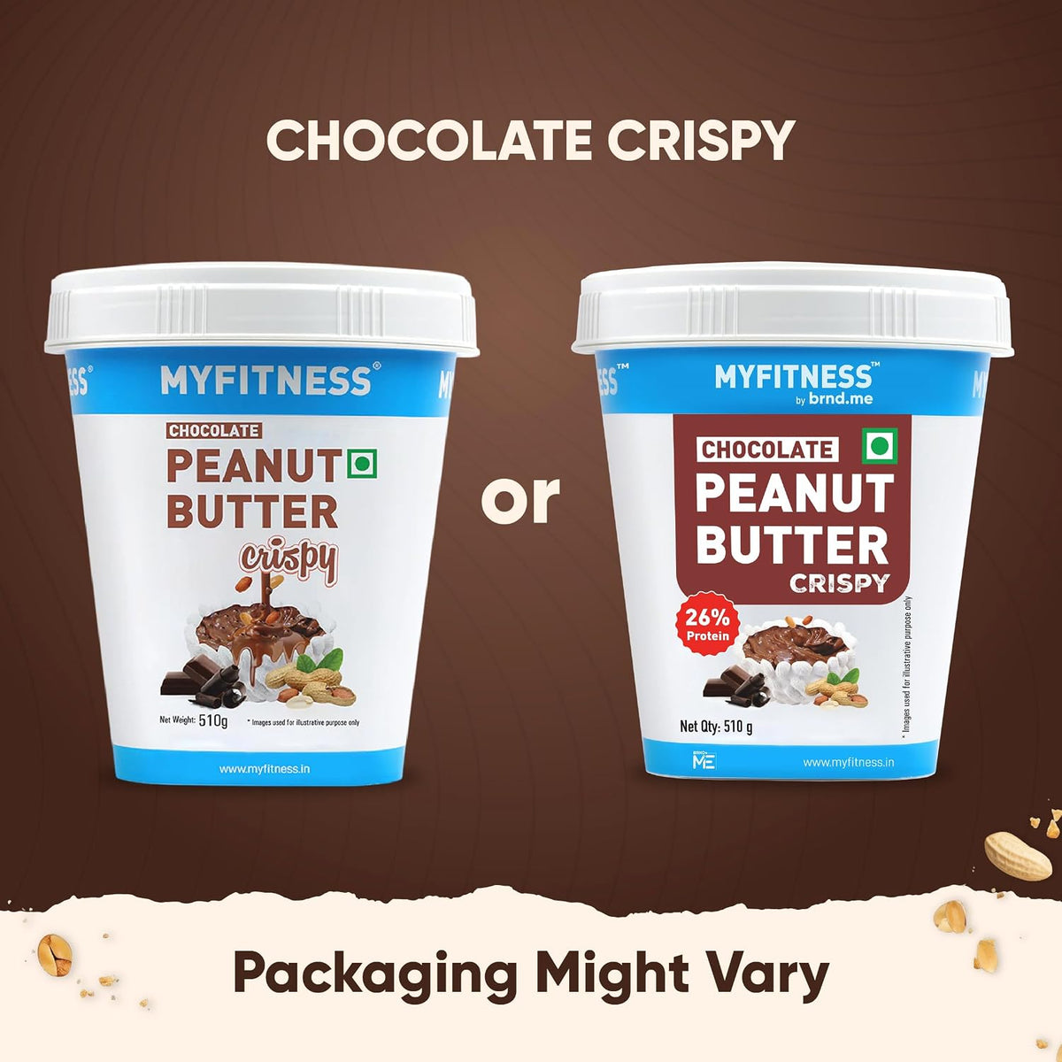 MYFITNESS Peanut Butter Chocolate Spread Crispy 1.2kg