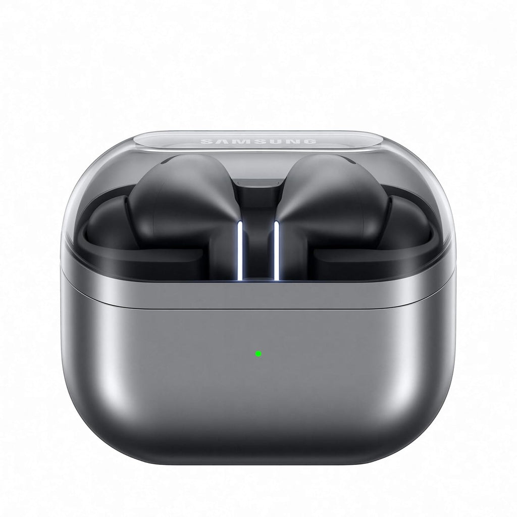 Samsung Galaxy Buds3 Pro Wireless Earbuds, Powered by Galaxy AI, IP57, Active Noise Cancellation, Adaptive Noise Control, 37hrs Battery, 360 Surround Sound, Pinch Controls, Galaxy Ecosystem, Silver