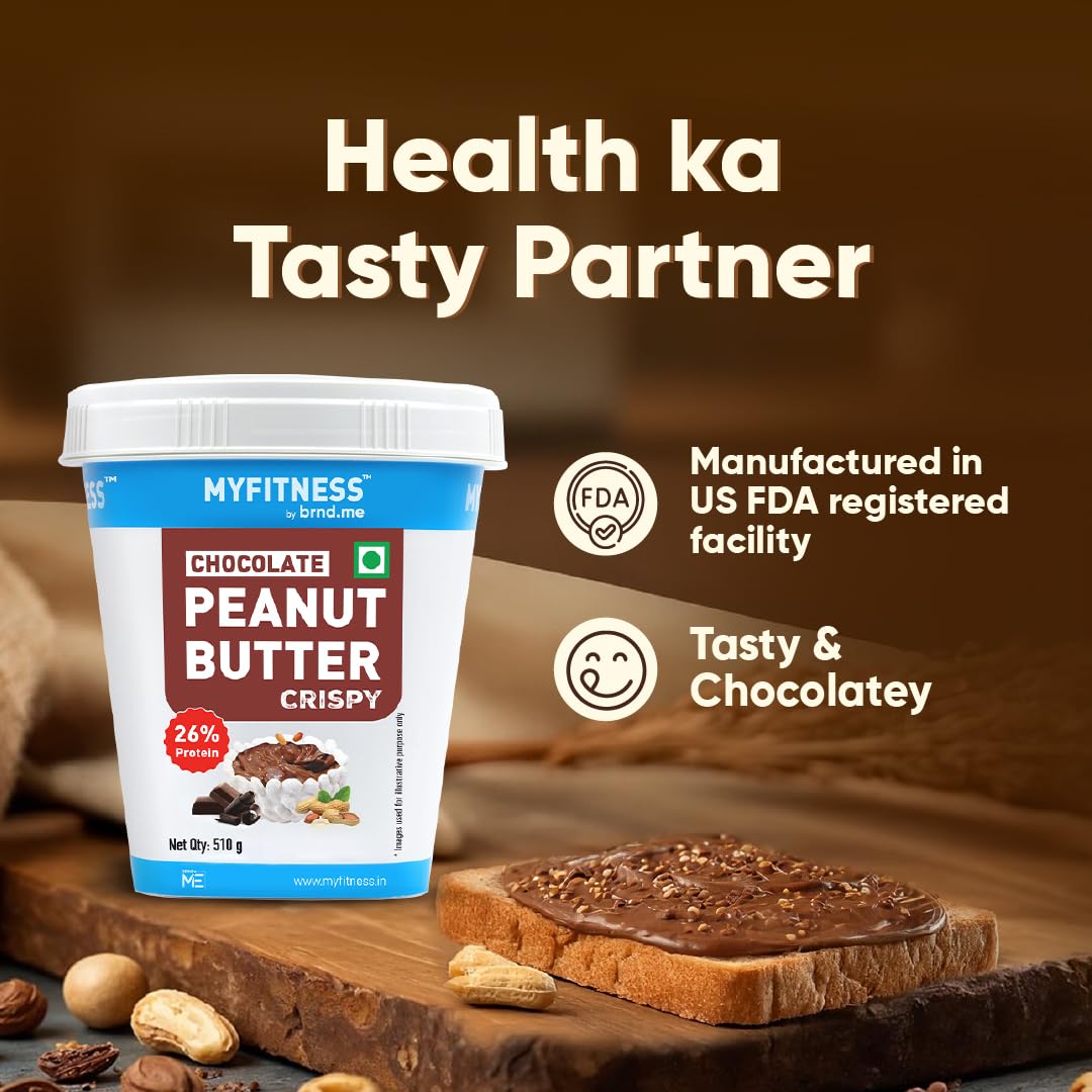 MYFITNESS Peanut Butter Chocolate Spread Crispy 1.2kg