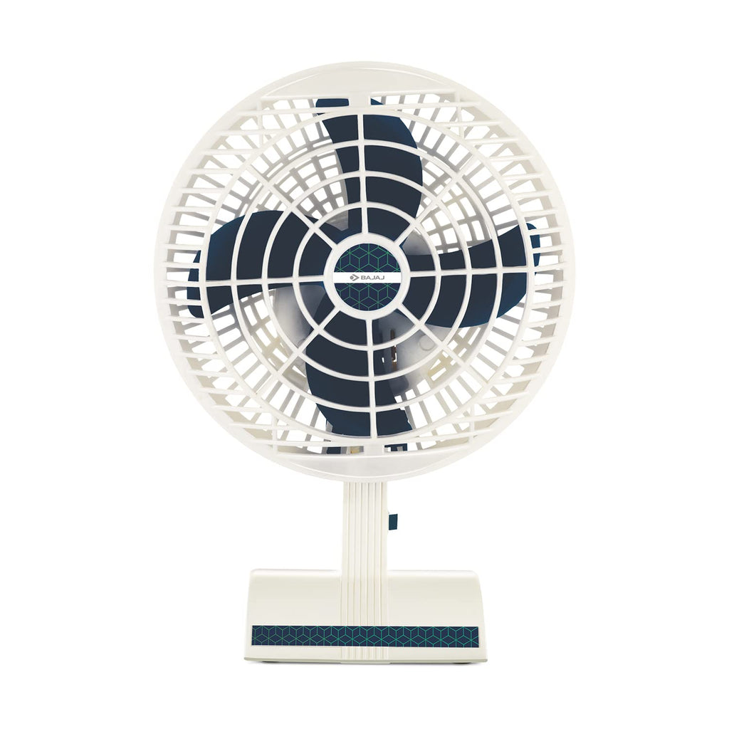 Bajaj Ultima Neo PT-01 200 MM Table Fan For Home | High Speed | Light Weight Portable Fan | 1-Yr Warranty 【Blue】