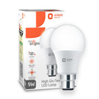 Orient Electric Polycarbonate High Glo Led Lamp 9W, (Warm White, 3000K, B22 - Pack Of 1)