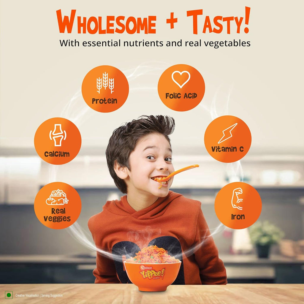 Yippee Sunfeast Noodles, Magic Masala, 240 g, 4 in One Pack