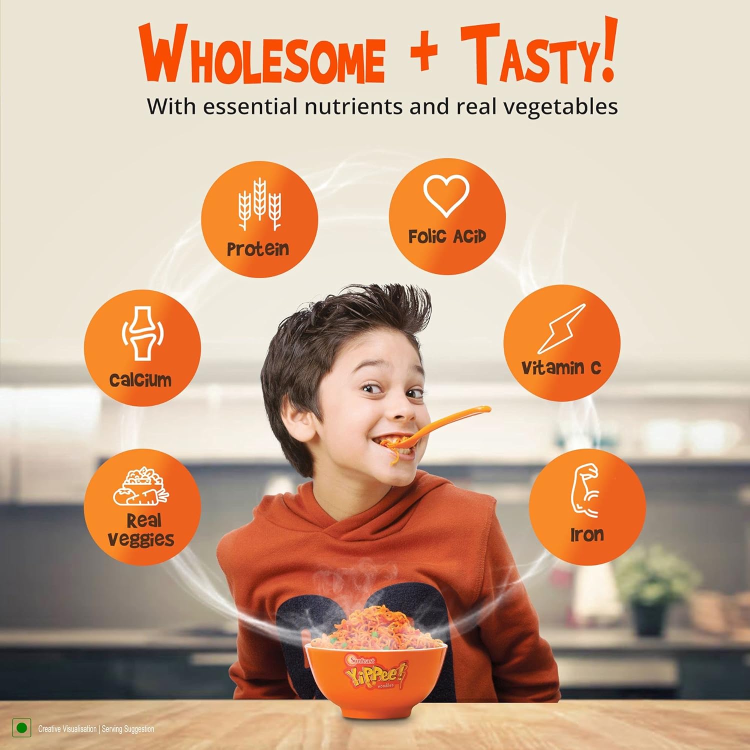 Yippee Sunfeast Noodles, Magic Masala, 240 g, 4 in One Pack