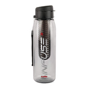CELLO Fruit Infuser Water Bottle 800ml, Black | Wide Sealed Flip-Top Cap, Leak-Proof & Durable | Airtight, Reusable | Detox Fruit Infuser Bottle for Fridge, Gym, Office, Travel, Kitchen & Trekking