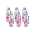 MILTON Helix 1000 Pet Water Bottle, Set of 6, 1 Litre Each, Purple, Reusable Plastic Fridge Bottle, BPA Free and Leak Proof Bottles for Travel, Work,