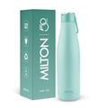Milton Fame 1000 Thermosteel Water Bottle 880 ml, 24 Hr Hot and Cold I Leak Proof Lid, ISI Certified I Vacuum Insulated I for Office, Gym, School I Aqua Green