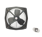 Bajaj Bahar 225 MM Exhaust Fan | High Speed | High Air Delivery | Strong Metal Body | Rust-Proof Body | Low Energy Consumption | Easy To Mount | 2 Yrs Warranty 【Metallic Grey】