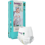 Bambo Nature Premium Baby Pants Diapers for Kids Large Size (7-12 Kgs), Super Absorbent, Breathable, Extra Soft, Dermatologically Tested, Hypoallergenic Infant Nappies With Wetness Indicator, 40 Count
