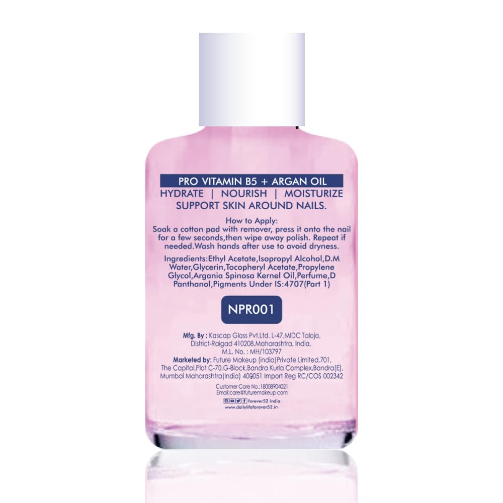 Daily Life Forever52 Nail Paint Remover | Acetone-Free, Strengthening