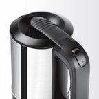 MILTON Stainless Steel Euroline Electric Travel Kettle With Handle, 1000 Watt, 500 Ml | 2 Utility Cups | Auto Shut-Off | Concealed Heating Element | Power Indicator |1Year Warranty, Silver