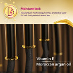Philips India's No.1 Hair Styling Brand NourishCare Hair Straightener, No Heat Damage, Vitamin E Argan Oil Serum Strips, SilkProtect, Moisture Lock, 2 Temperature Settings, For Indian Hair, BHS526