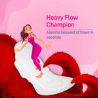Paree Super Soft Sanitary Pads for Women| XL-30 Pads|With Double Feathers Sanitary Pads