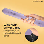 Ikonic Glide Hair Straightener | Ceramic Coated Floating Plates | Quick Heat Up | Switch Light Inidcator |Compact Design | Travel Friendly | for All Hair Types, Lilac