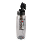 CELLO Fruit Infuser Water Bottle 800ml, Black | Wide Sealed Flip-Top Cap, Leak-Proof & Durable | Airtight, Reusable | Detox Fruit Infuser Bottle for Fridge, Gym, Office, Travel, Kitchen & Trekking