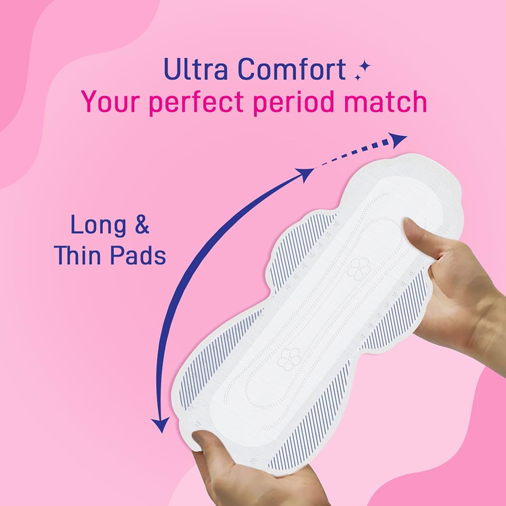 Paree Super Soft Sanitary Pads for Women| XL-30 Pads|With Double Feathers Sanitary Pads