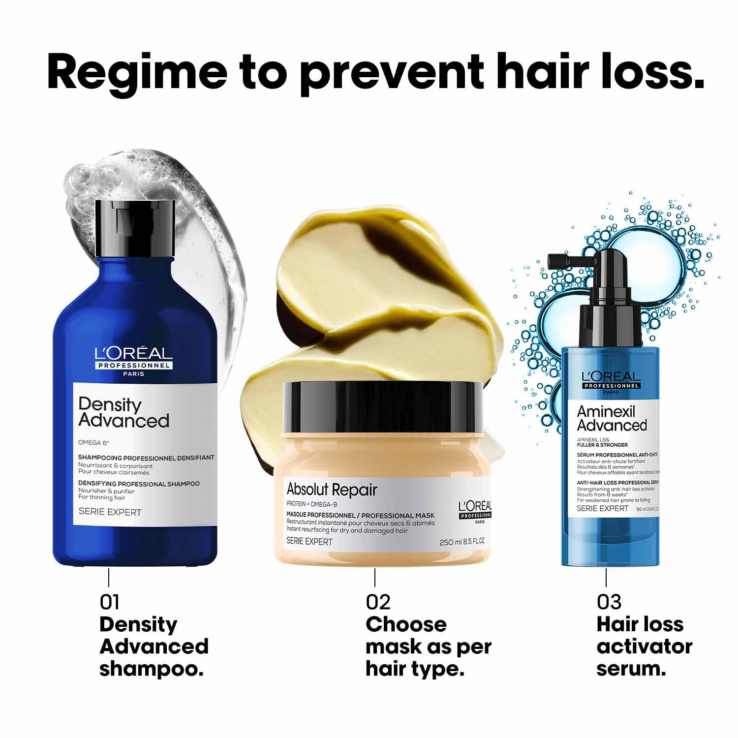 L'Oréal Professionnel Density Advanced Shampoo for Thinning Hair 300ml
