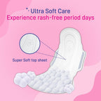 Paree Super Soft Sanitary Pads for Women| XL-30 Pads|With Double Feathers Sanitary Pads